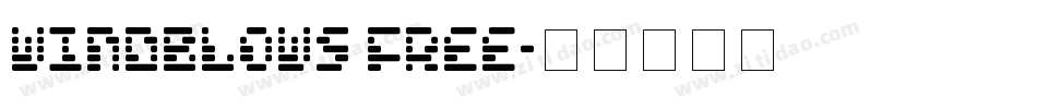 Windblows Free字体转换